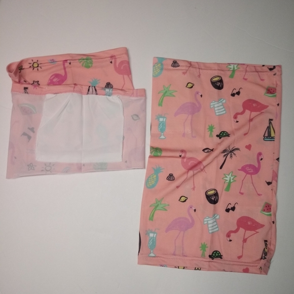 Girls 2pk Neck Gaiter Bandanas Face Mask S… - Picture 6 of 7